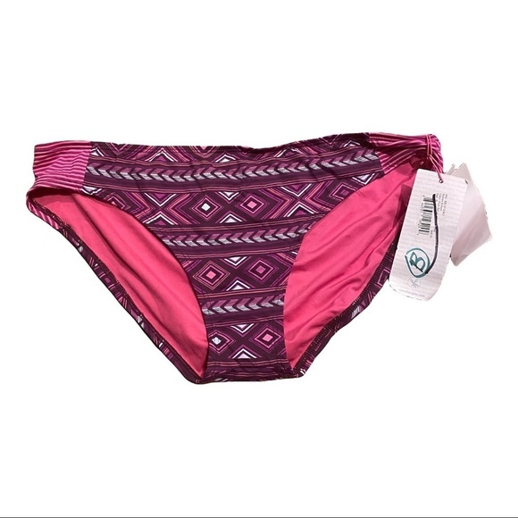Carve Designs Bikini Bottom NWT Bolinas Plum Bali Print Size XL - Picture 7 of 8